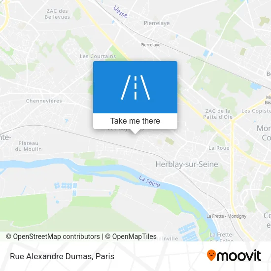 Rue Alexandre Dumas map