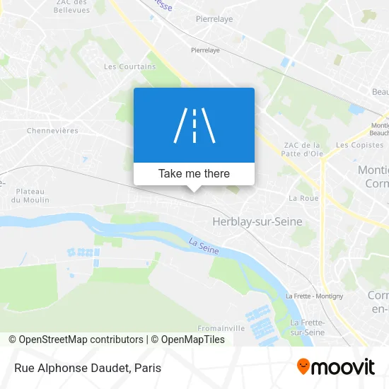 Rue Alphonse Daudet map