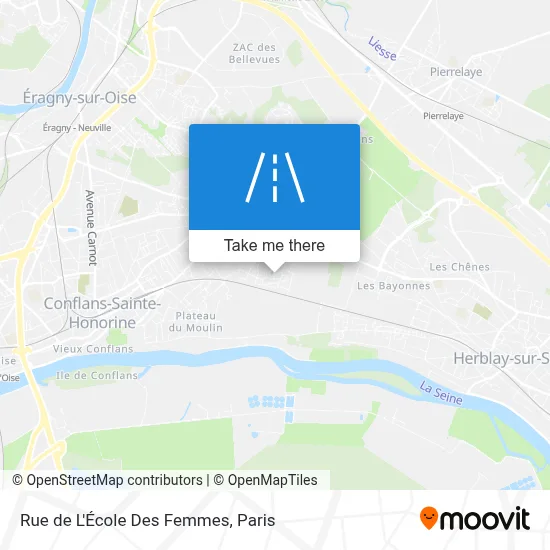 Rue de L'École Des Femmes map