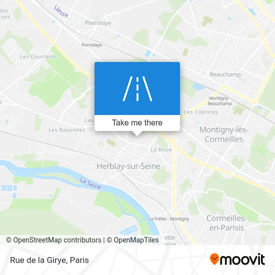 Rue de la Girye map