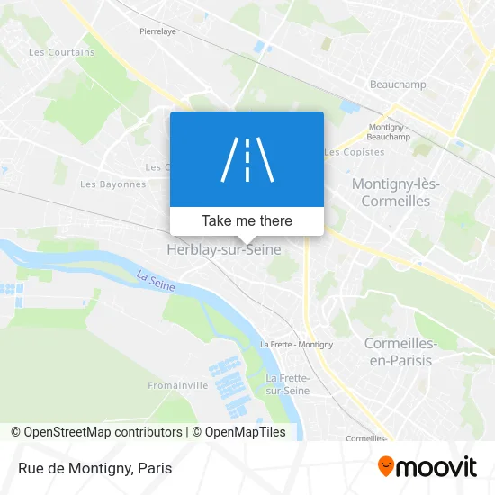 Rue de Montigny map