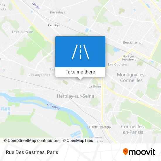 Rue Des Gastines map