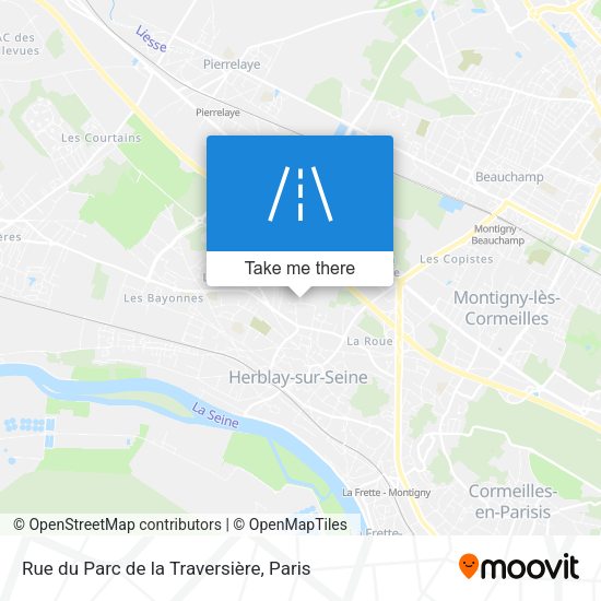 Rue du Parc de la Traversière map