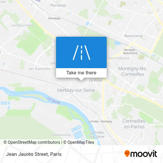 Rue Jean Jaurès map