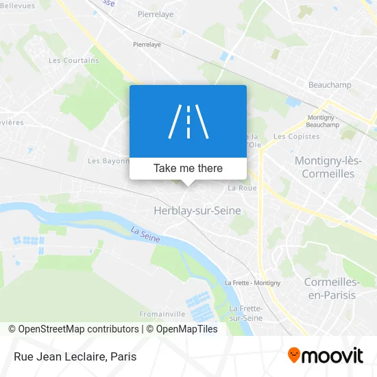 Rue Jean Leclaire map