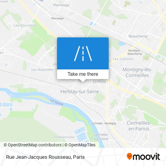 Rue Jean-Jacques Rousseau map