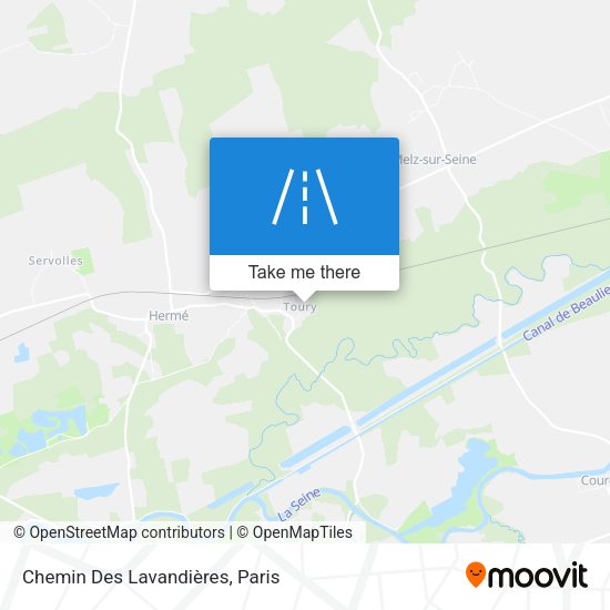 Chemin Des Lavandières map
