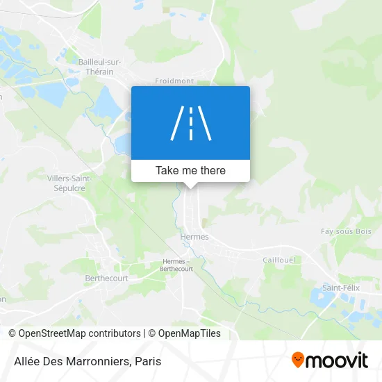 Allée Des Marronniers map
