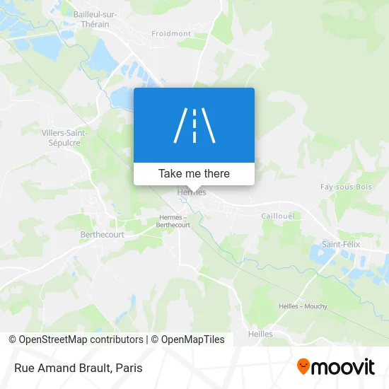 Rue Amand Brault map