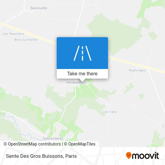 Sente Des Gros Buissons map