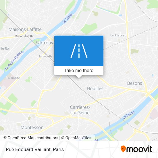 Rue Édouard Vaillant map