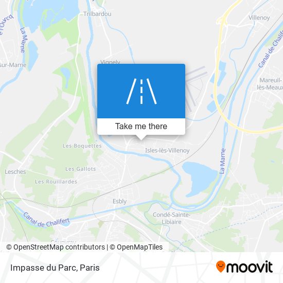 Impasse du Parc map