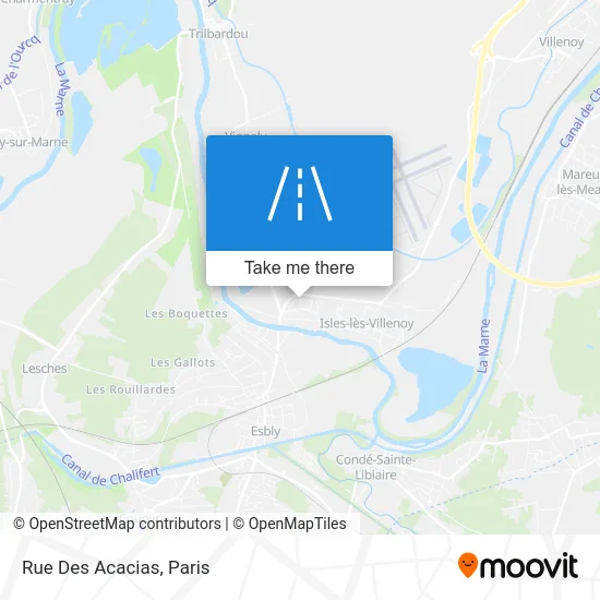 Rue Des Acacias map