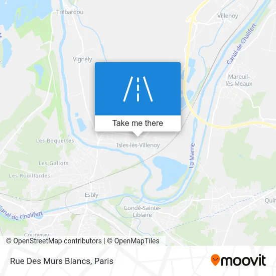 Rue Des Murs Blancs map