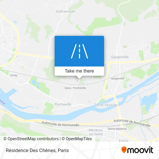 Résidence Des Chênes map