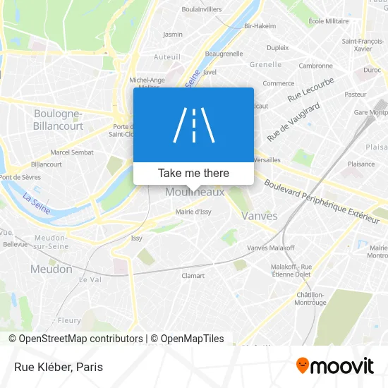 Rue Kléber map