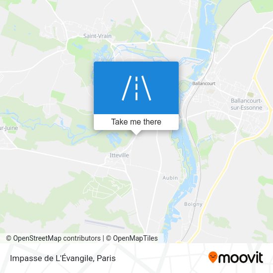 Impasse de L'Évangile map