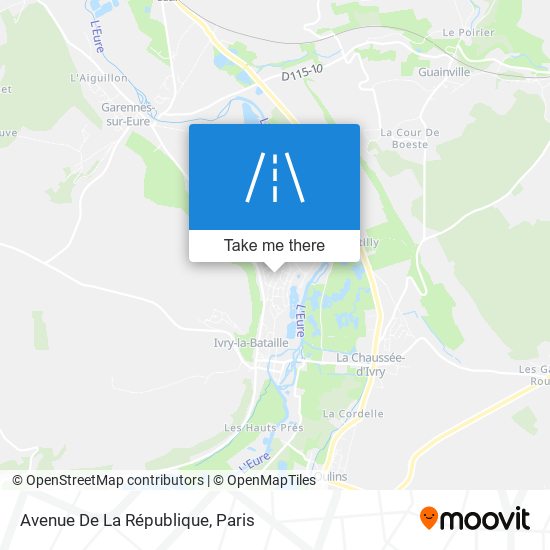 Avenue De La République map