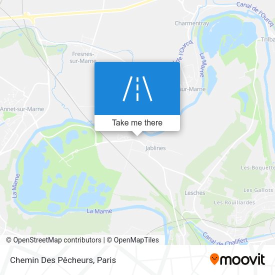 Chemin Des Pêcheurs map