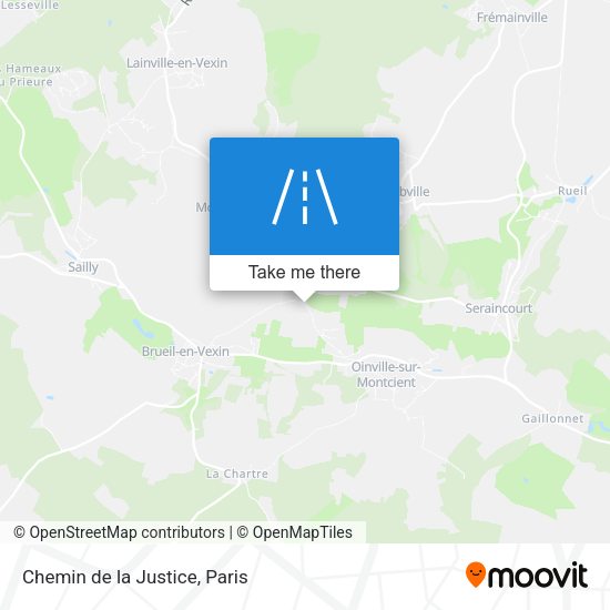 Chemin de la Justice map