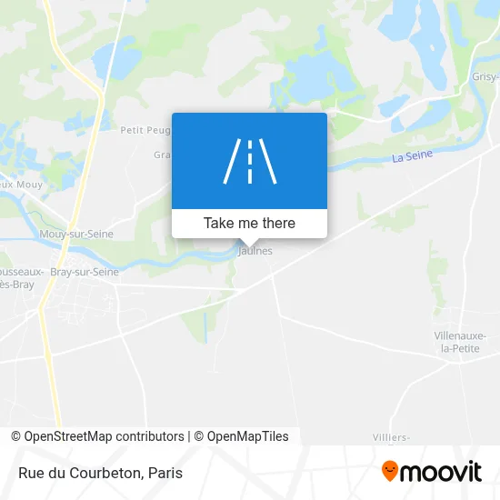 Rue du Courbeton map