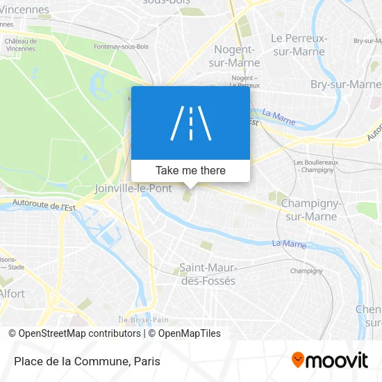 Place de la Commune map