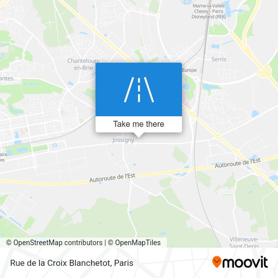 Rue de la Croix Blanchetot map