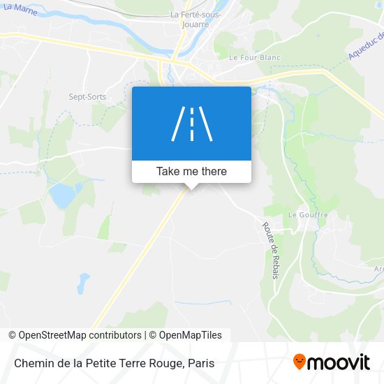 Chemin de la Petite Terre Rouge map
