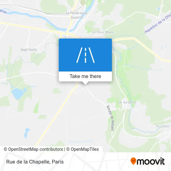 Mapa Rue de la Chapelle