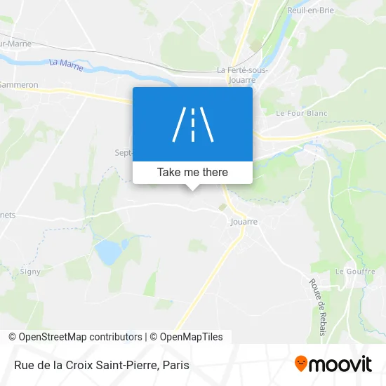 Rue de la Croix Saint-Pierre map