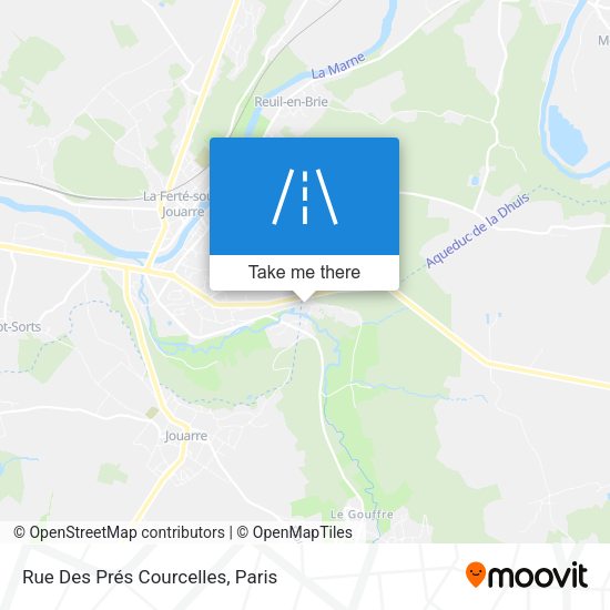 Rue Des Prés Courcelles map