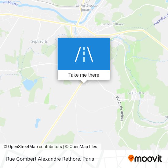 Rue Gombert Alexandre Rethore map