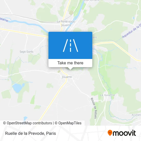 Ruelle de la Prevode map