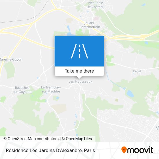 Résidence Les Jardins D'Alexandre map