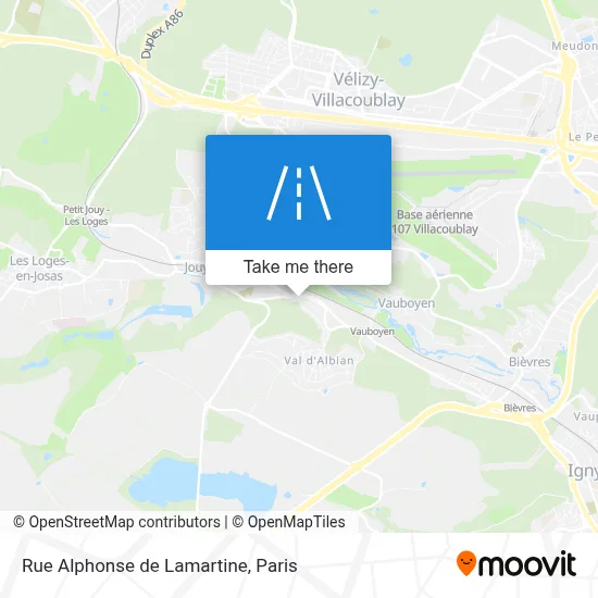 Rue Alphonse de Lamartine map