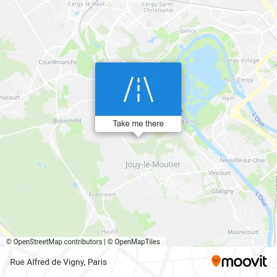 Rue Alfred de Vigny map