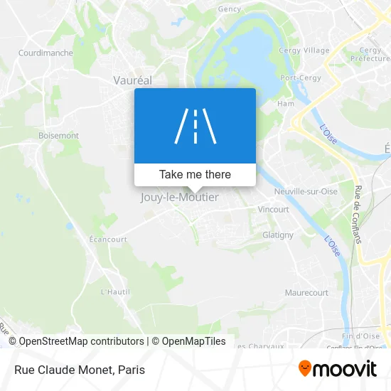 Rue Claude Monet map