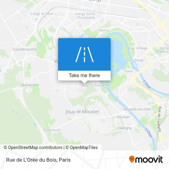 Rue de L'Orée du Bois map