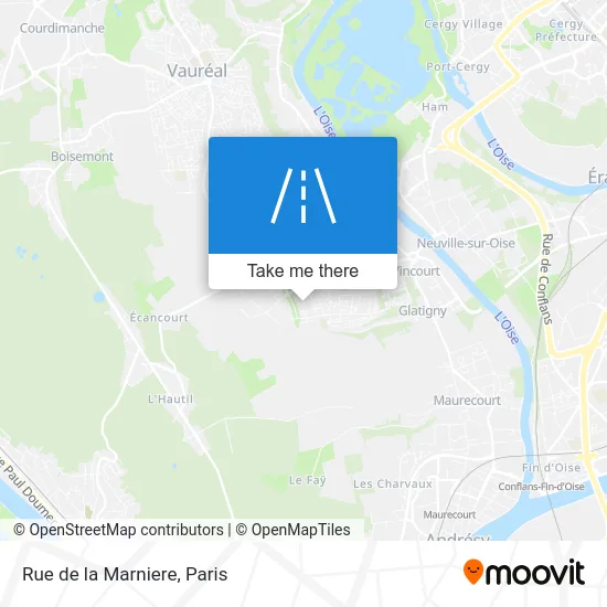 Rue de la Marniere map