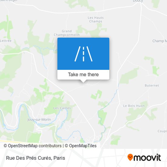 Rue Des Prés Curés map