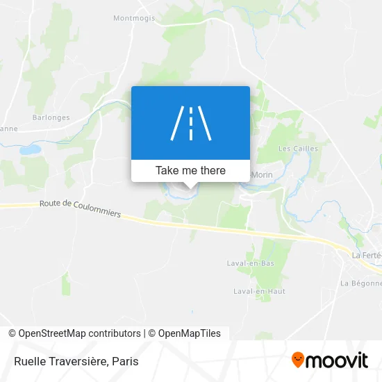 Ruelle Traversière map