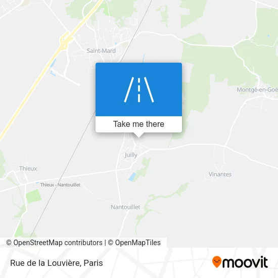 Rue de la Louvière map