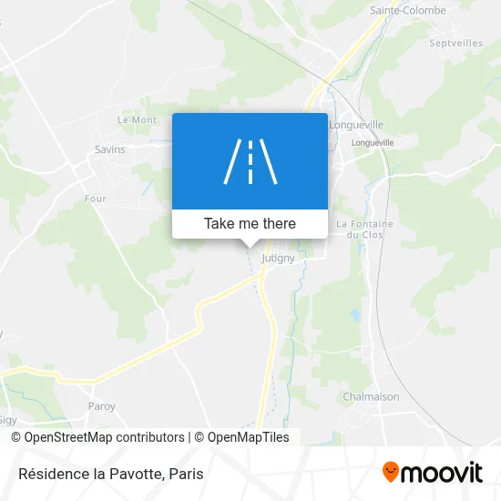 Résidence la Pavotte map