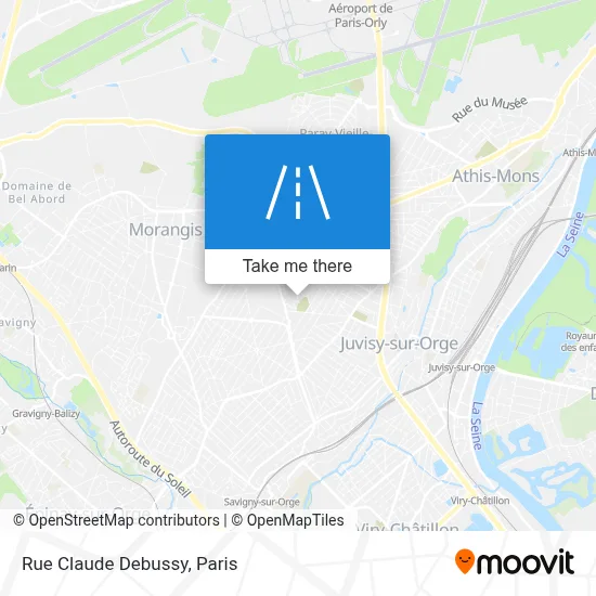 Rue Claude Debussy map