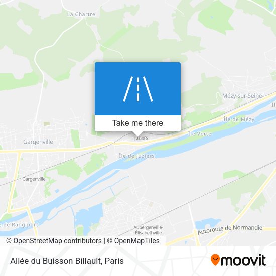 Allée du Buisson Billault map