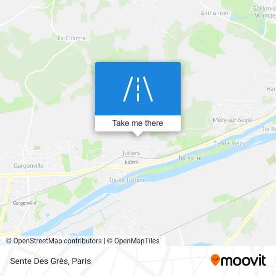 Sente Des Grès map