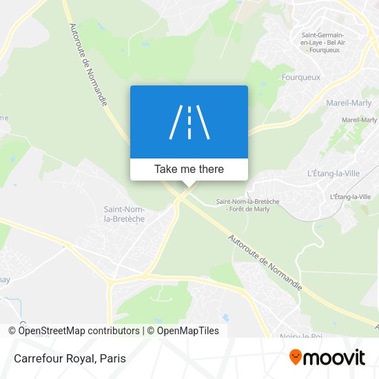 Carrefour Royal map