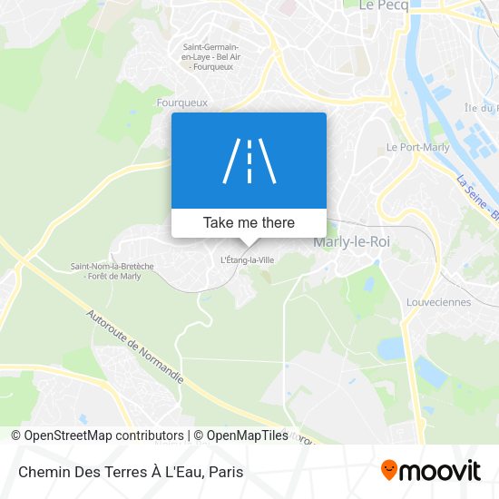 Chemin Des Terres À L'Eau map