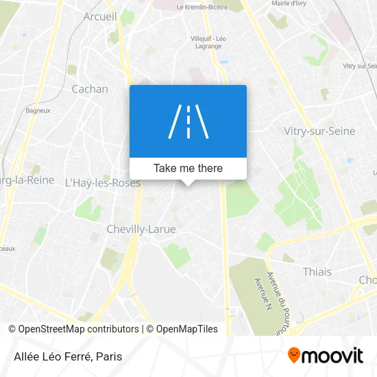 Allée Léo Ferré map