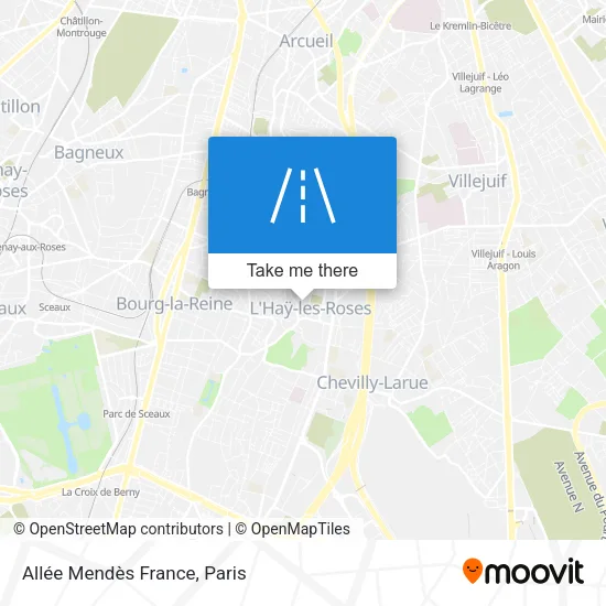 Allée Mendès France map